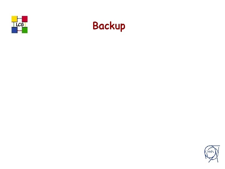 LCG Backup LCG Backup