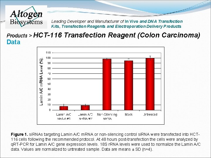 Leading Developer and Manufacturer of In Vivo and DNA Transfection Kits, Transfection Reagents and
