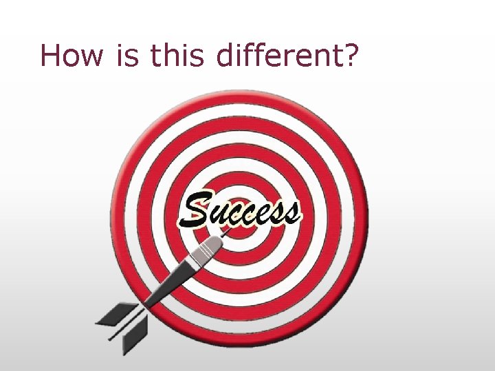 How is this different? 