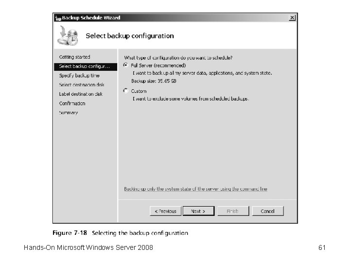 Hands-On Microsoft Windows Server 2008 61 