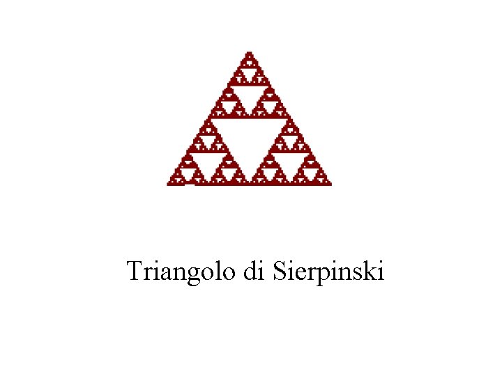 Triangolo di Sierpinski 