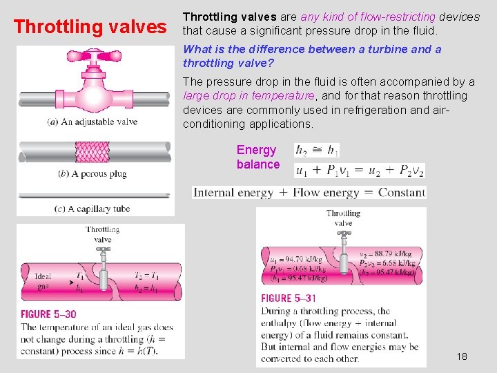 Throttling valves are any kind of flow-restricting devices that cause a significant pressure drop