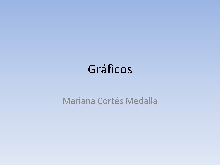 Gráficos Mariana Cortés Medalla 