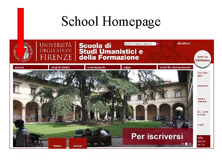 School Homepage 