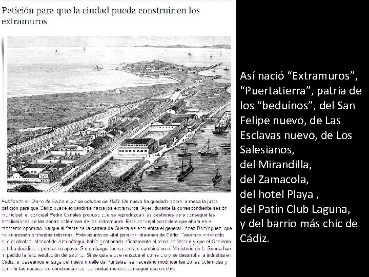 Así nació “Extramuros”, “Puertatierra”, patria de los “beduínos”, del San Felipe nuevo, de Las