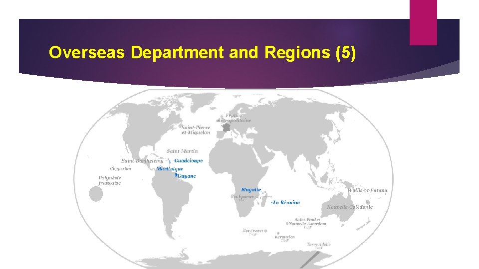 Overseas Department and Regions (5) 