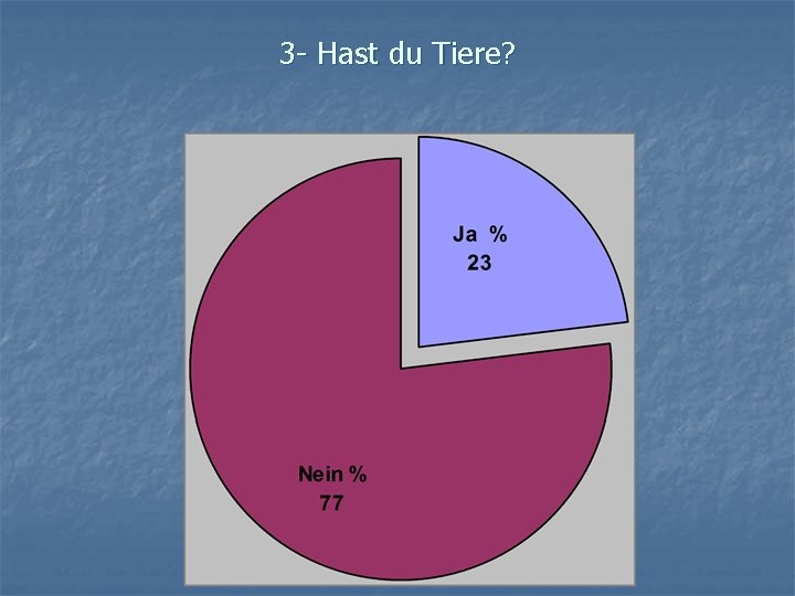 3 - Hast du Tiere? 