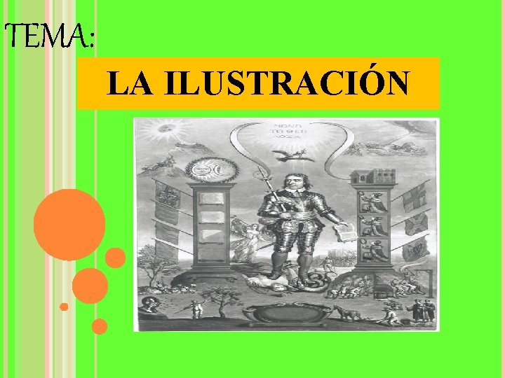 TEMA: LA ILUSTRACIÓN 