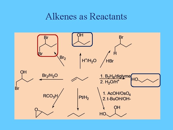 Alkenes as Reactants Alkenes as Reactants