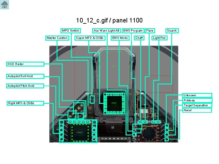 10_12_c. gif / panel 1100 MPO Switch Master Caution Aux Warn Light Alt Upper