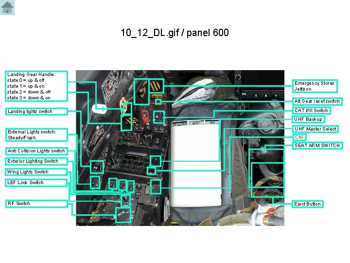 10_12_DL. gif / panel 600 Landing Gear Handle: state 0 = up & off