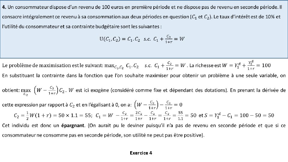  • Exercice 4 