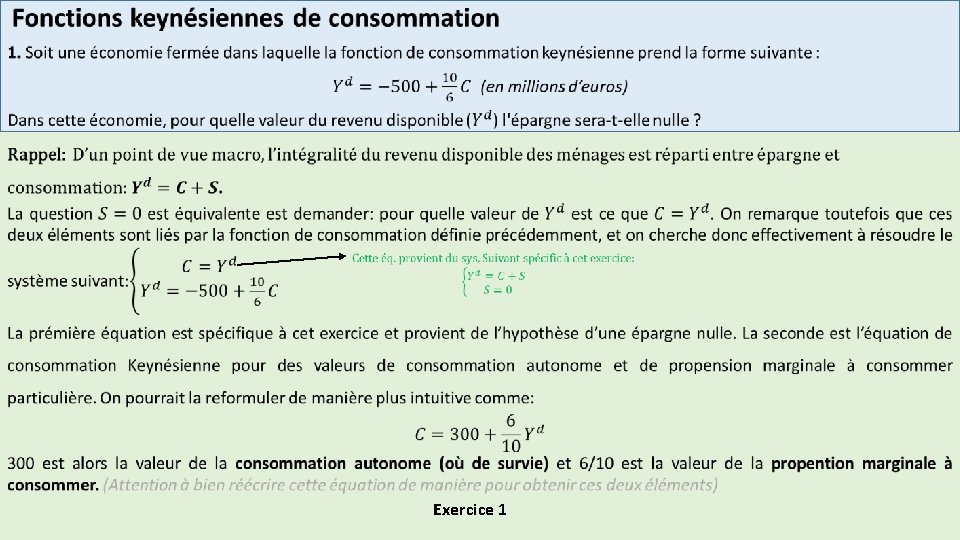  • Exercice 1 