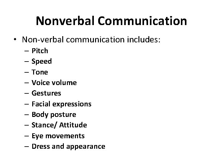 Lecture 27 Nonverbal Communication in Presentations Recap How