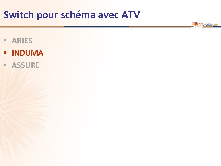 Switch pour schéma avec ATV § ARIES § INDUMA § ASSURE 