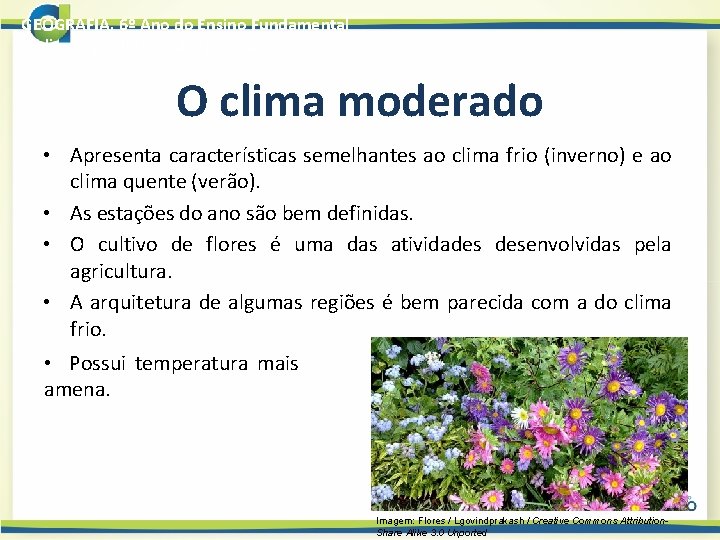 GEOGRAFIA, 6º Ano do Ensino Fundamental O clima no cotidiano das pessoas O clima