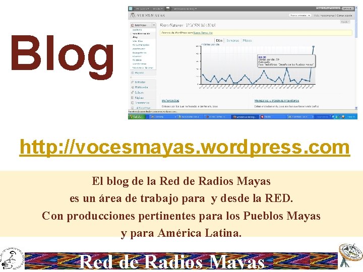 Blog http: //vocesmayas. wordpress. com El blog de la Red de Radios Mayas es