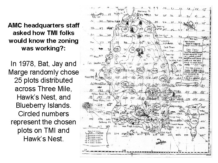 AMC headquarters staff asked how TMI folks would know the zoning was working? : AMC headquarters staff asked how TMI folks would know the zoning was working? :