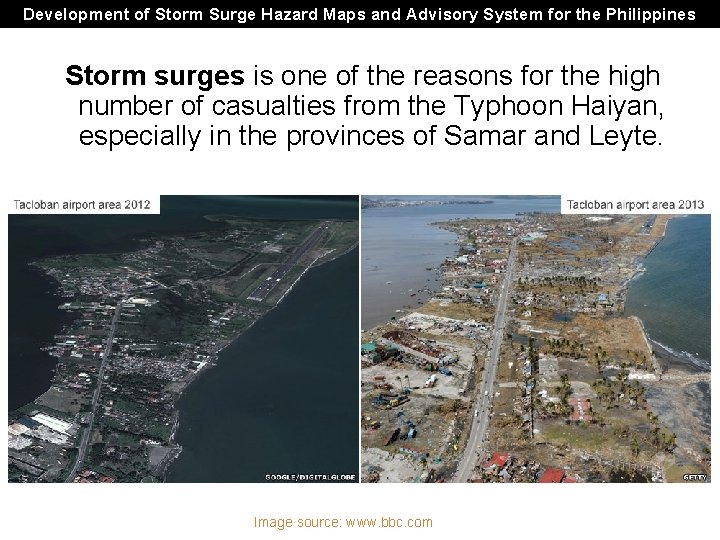 Development of Storm Surge Hazard Maps and Advisory System for the Philippines Storm surges Development of Storm Surge Hazard Maps and Advisory System for the Philippines Storm surges