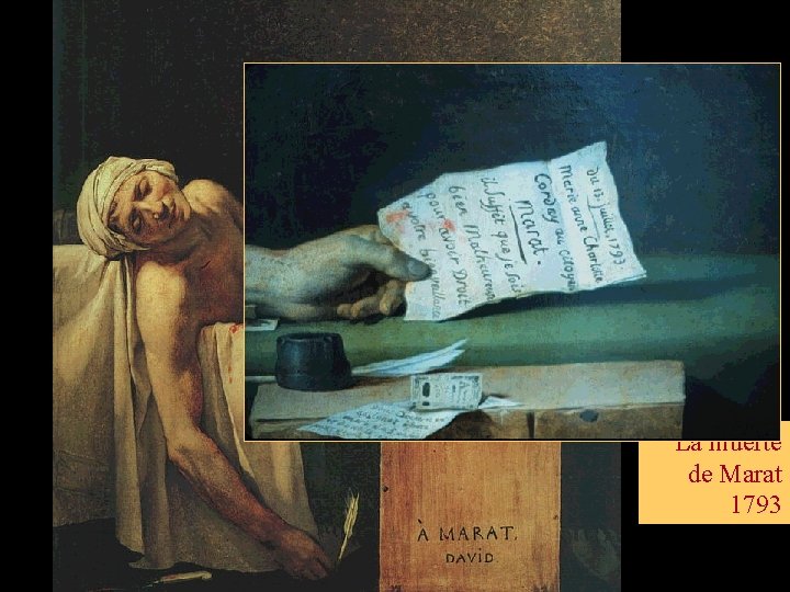 The Death of Marat*, 1793, La muerte de Marat 1793 