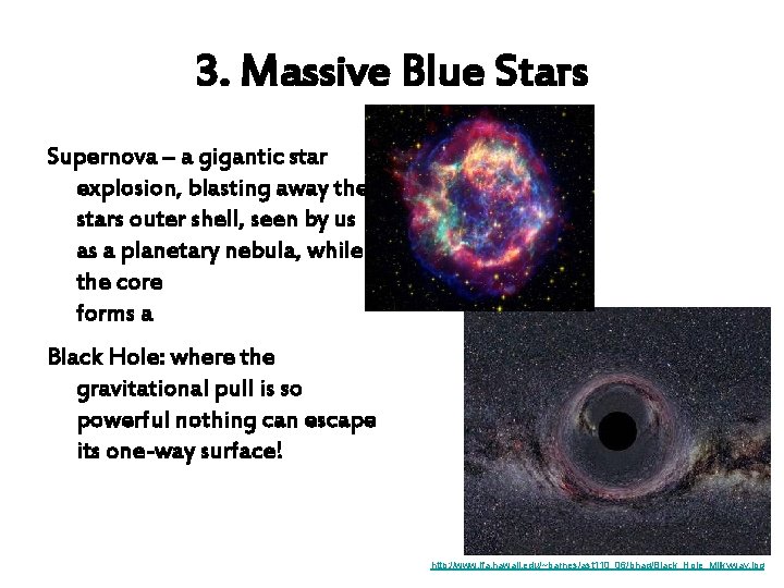 3. Massive Blue Stars Supernova – a gigantic star explosion, blasting away the stars