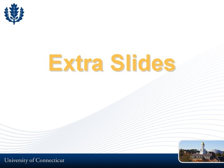 Extra Slides Extra Slides