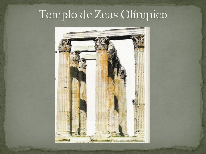 Templo de Zeus Olímpico 
