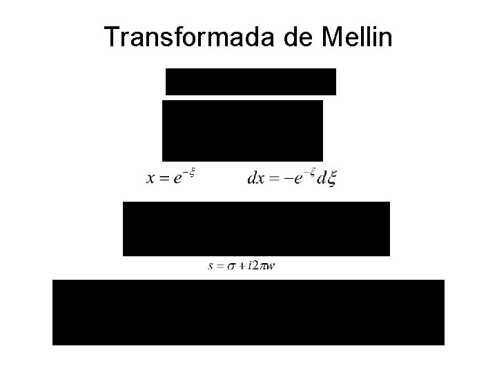 Transformada de Mellin 