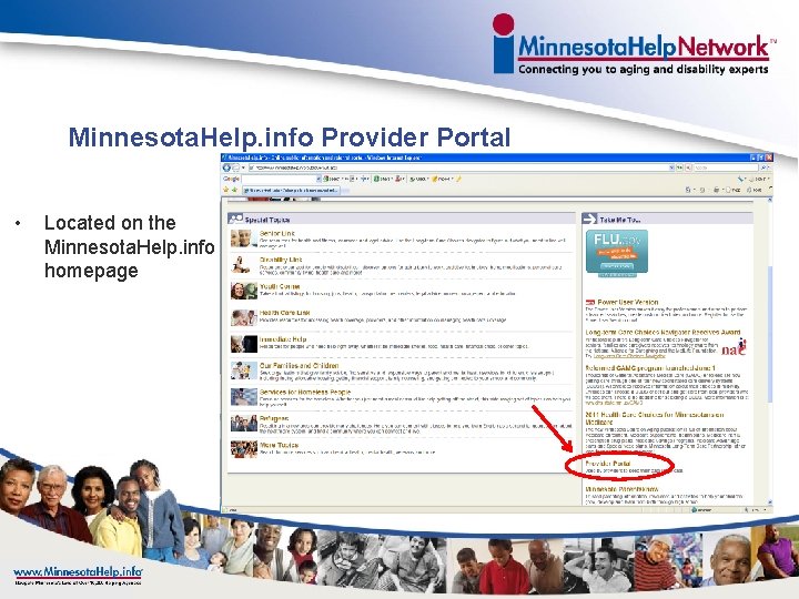 Minnesota. Help. info Provider Portal • Located on the Minnesota. Help. info homepage 