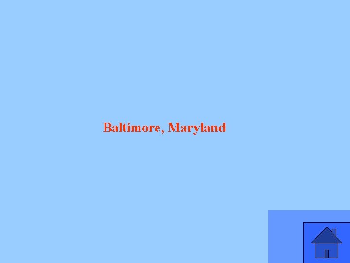 Baltimore, Maryland 