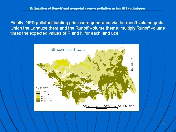 Estimation of Runoff and nonpoint source pollution using GIS techniques Finally, NPS pollutant loading