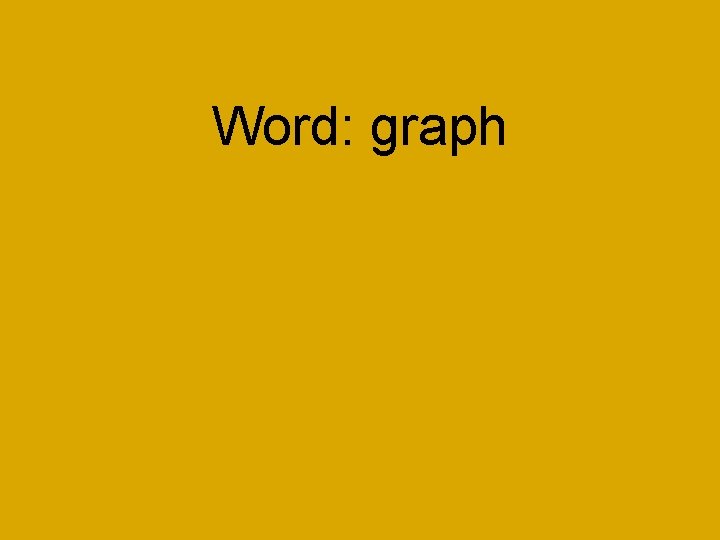 Word: graph 