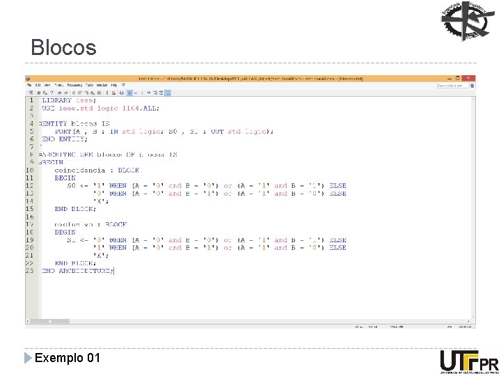 Blocos Exemplo 01 