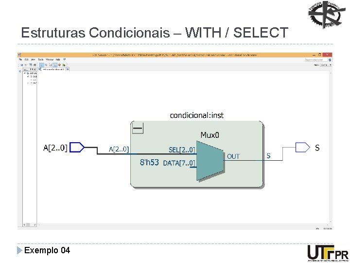 Estruturas Condicionais – WITH / SELECT Exemplo 04 