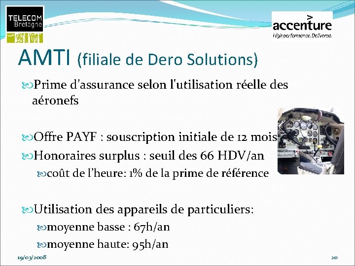 AMTI (filiale de Dero Solutions) Prime d’assurance selon l'utilisation réelle des aéronefs Offre PAYF