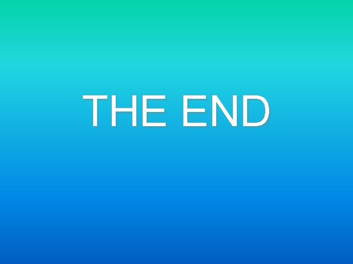 THE END 