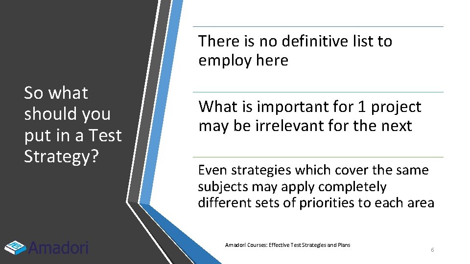 There is no definitive list to employ here So what should you put in