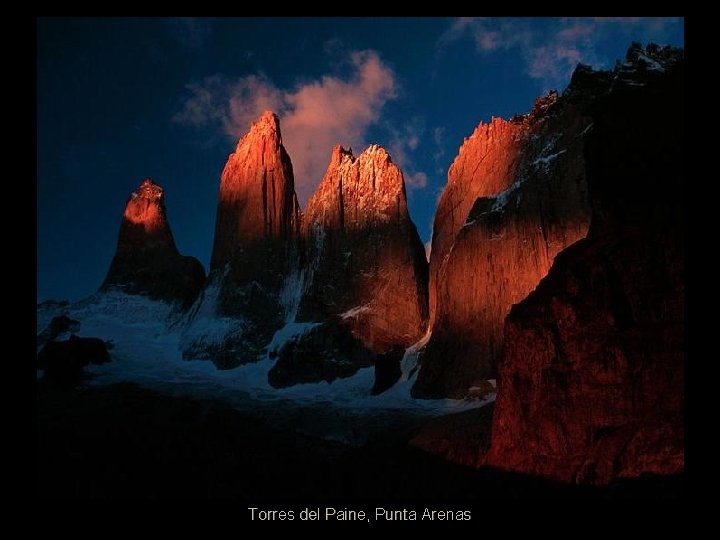 Torres del Paine, Punta Arenas 