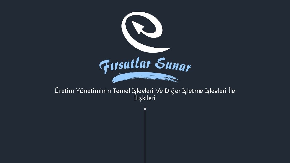 Üretim Yönetiminin Temel İşlevleri Ve Diğer İşletme İşlevleri İle İlişkileri 