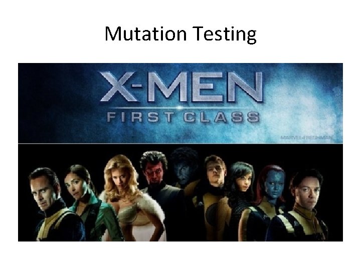 Mutation Testing 