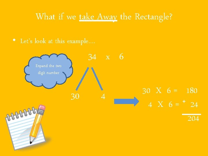 What if we take Away the Rectangle? • Let’s look at this example…. 34