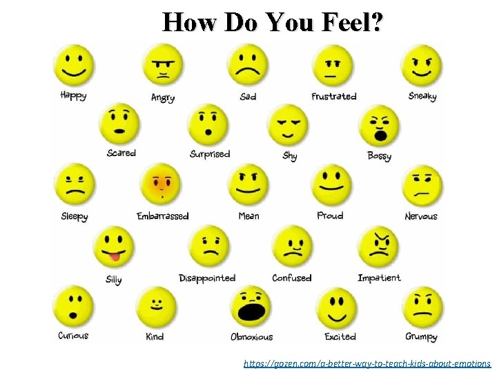 How Do You Feel? https: //gozen. com/a-better-way-to-teach-kids-about-emotions 