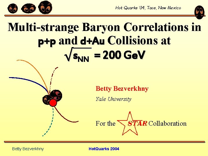 Hot Quarks ’ 04, Taos, New Mexico Multi-strange Baryon Correlations in p+p and d+Au