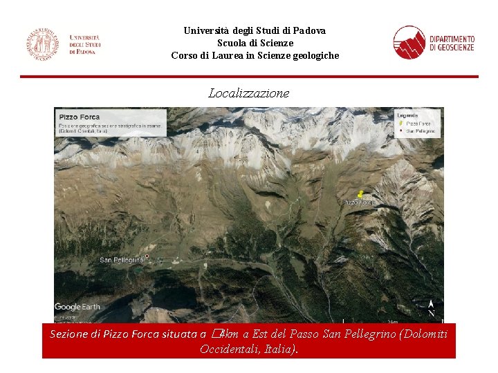 Università degli Studi di Padova Scuola di Scienze Corso di Laurea in Scienze geologiche