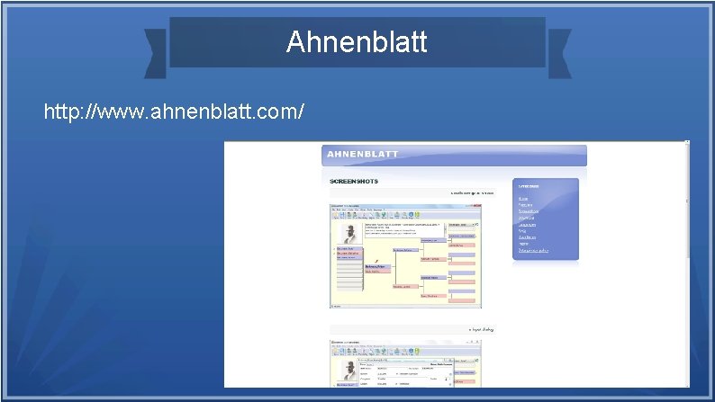 Ahnenblatt http: //www. ahnenblatt. com/ 