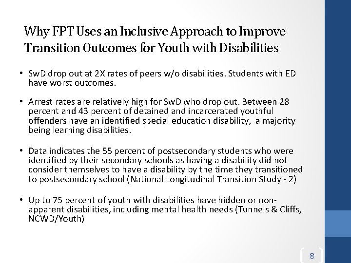 Why FPT Uses an Inclusive Approach to Improve Transition Outcomes for Youth with Disabilities