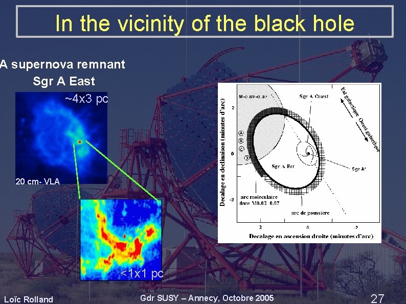 In the vicinity of the black hole A supernova remnant Sgr A East ~4 In the vicinity of the black hole A supernova remnant Sgr A East ~4