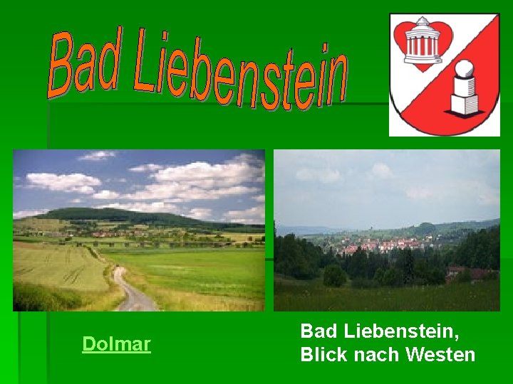 Dolmar Bad Liebenstein, Blick nach Westen 