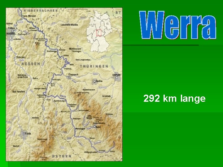 292 km lange 