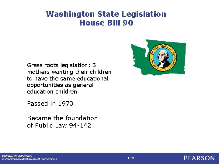 Washington State Legislation House Bill 90 Grass roots legislation: 3 mothers wanting their children